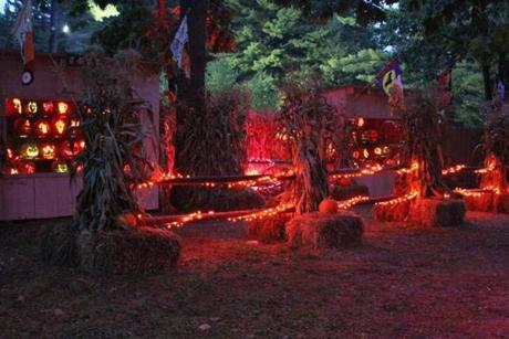 At the Nashoba Valley Ski Area in Westford, the Witch?s Woods Haunted Hayride and Halloween ScreamPark is family-friendly.
